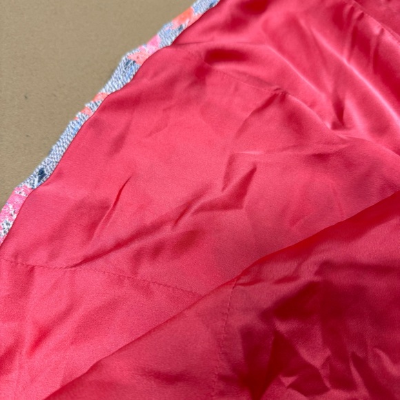 SALE NWOT $500 NEON PINK FIT AND FLARE SKATER DRESS - Picture 9 of 9